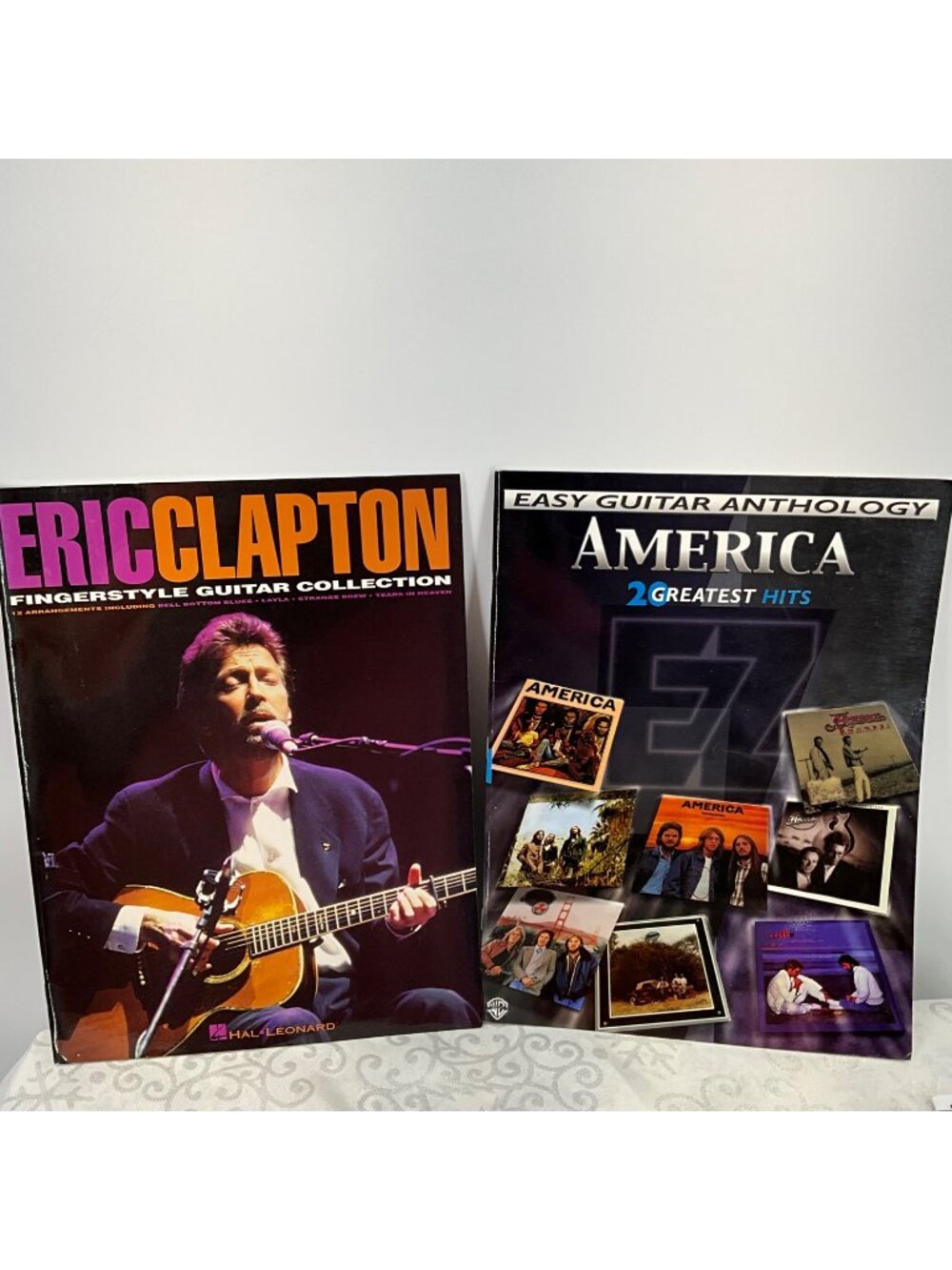 Eric Clapton Fingerstyle Guitar Collection Hal Leonard & America Easy Guitar Ant